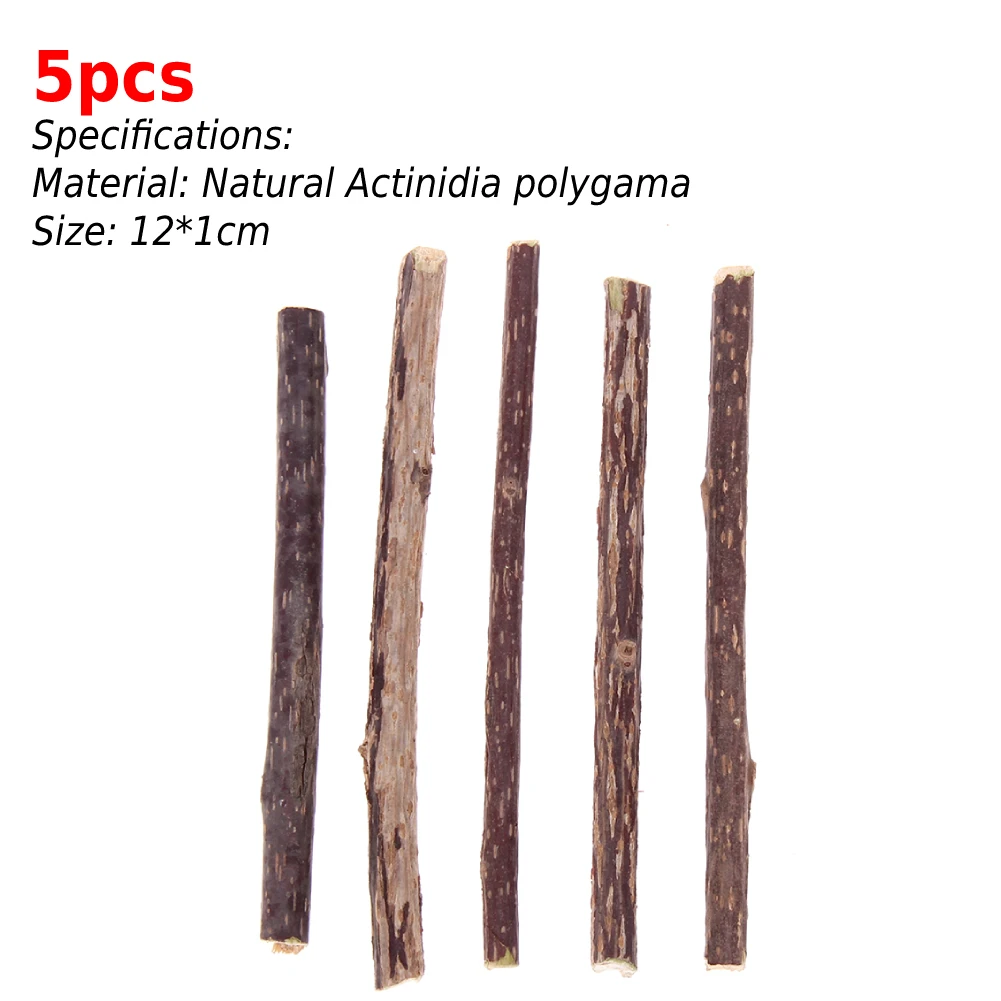 10/15/20 Pcs Cat Teeth Sticks Brushing Pure Natural Catnip Pet Cat Molar Toothpaste Stick Fruit Matatabi Cat Snacks Sticks 