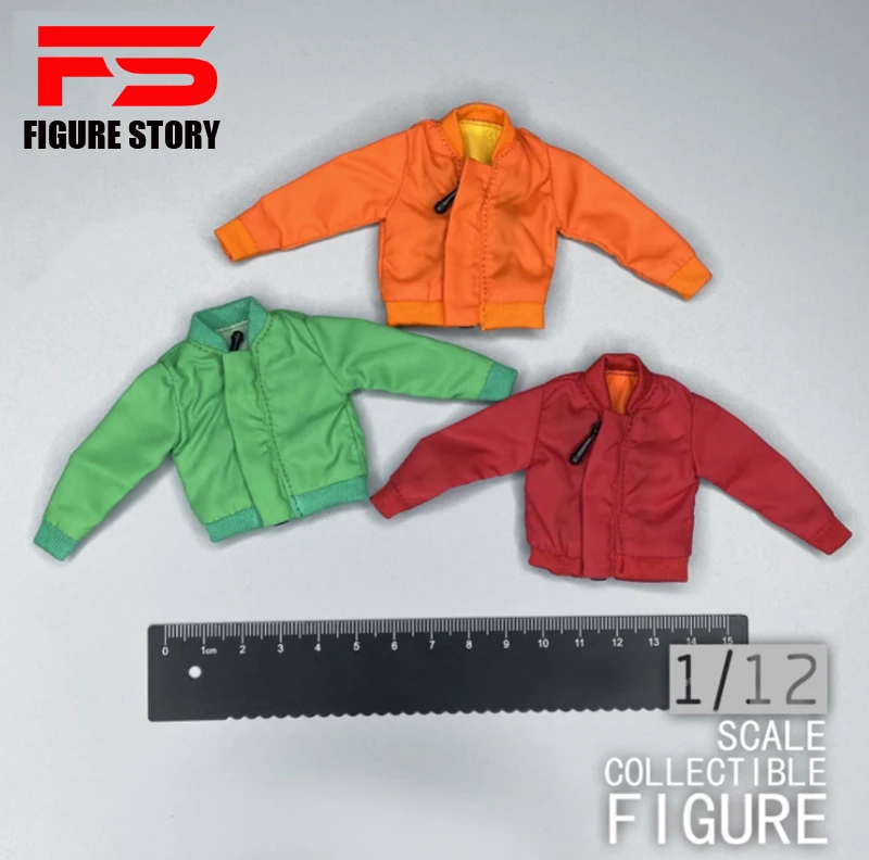 

1/12 scale female dolls clothes jacket coat fit 6'' TBLeague JIAOU DOLL action figure