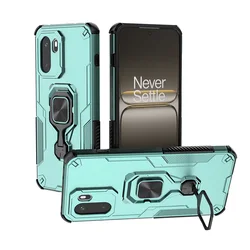 Heavy Duty Rugged Armor Case with Stand and Ring Holder (Green)