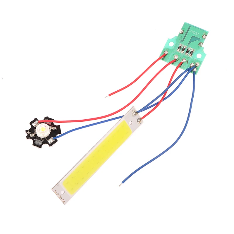 1PC Dual LED Light Board Desk Lamp Flashlight Driver Board Circuit Board DIY Accessories DC3.7V-5V 4