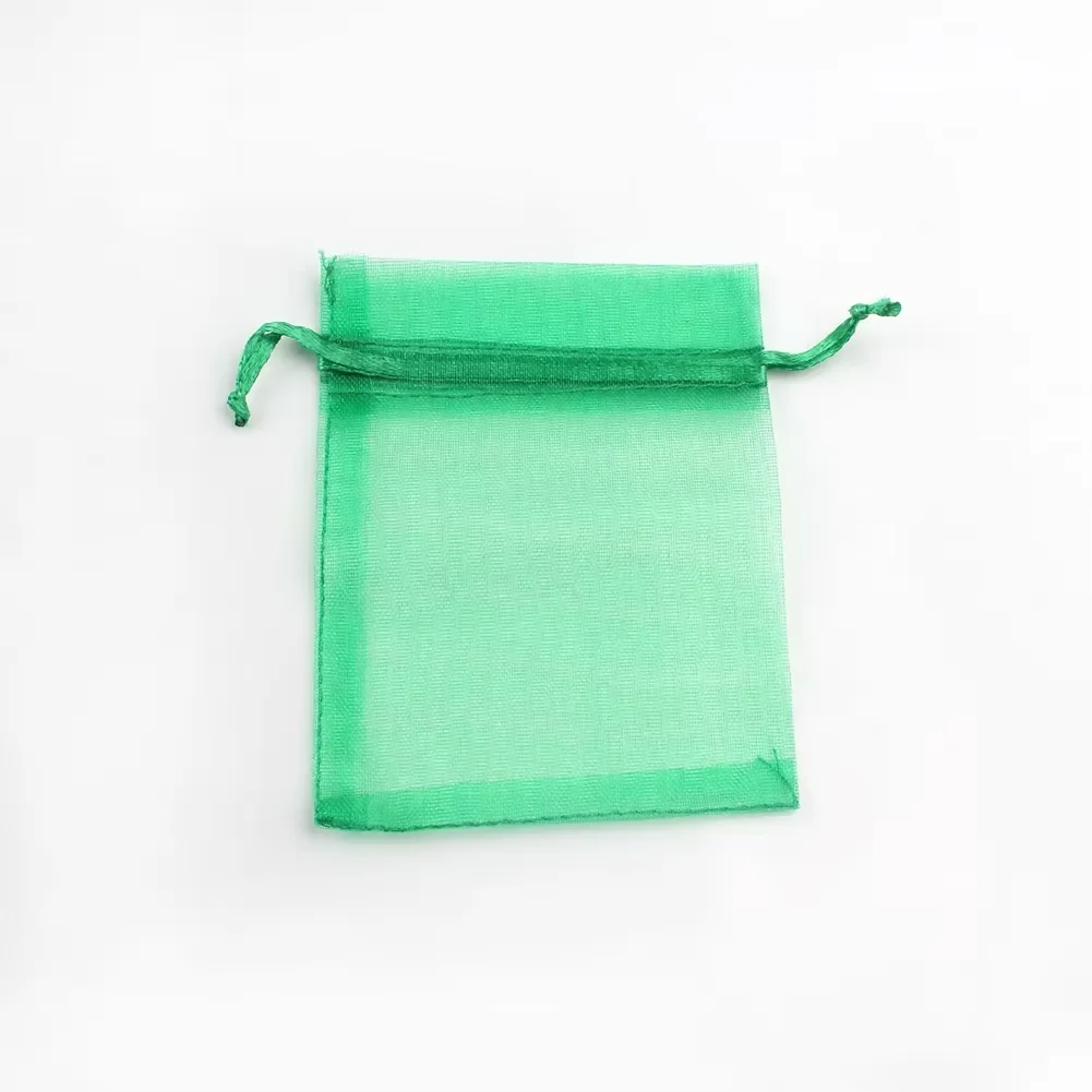 100 teile/los Mehrfarbige Schmuck Verpackung Tasche 5*7 7*9 9*12 10*15 cm Organza Beutel geschenk Lagerung Hochzeit Kordelzug Beutel Großhandel – Detail 5