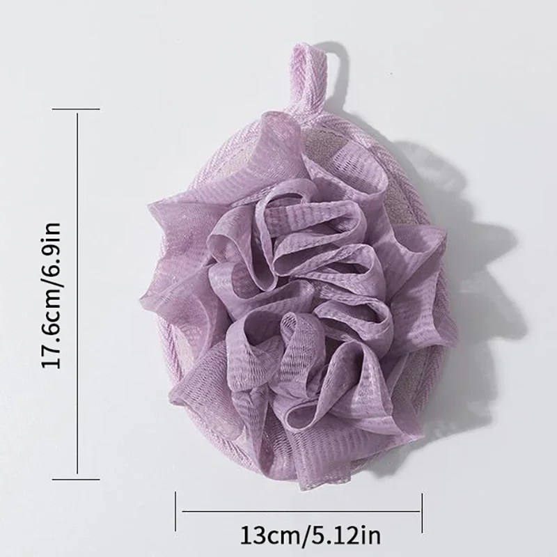 Scrubber da bagno per il corpo Loofah Ball Doccia Lavaggio del corpo Palla Massaggio Bagno Fiore Asciugamano per il corpo Miglior scrub corpo per doccia Strumento da bagno - immagine 6