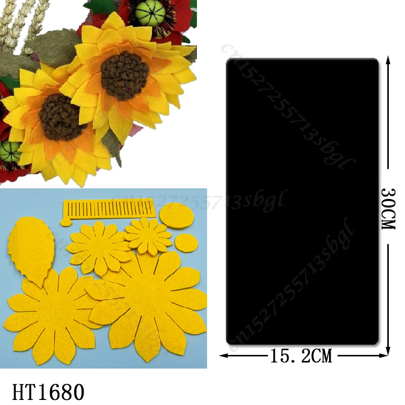 Fustelle in metallo a forma di margherita per goffratura, stencil per realizzare biglietti, scrapbooking, carta CraftTemplate