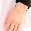 2pcs Stainless Steel Bracelet Open Bracelets DIY Expandable Bangle Bracelet Base Setting Jewelry Making Supplies Accessories 3