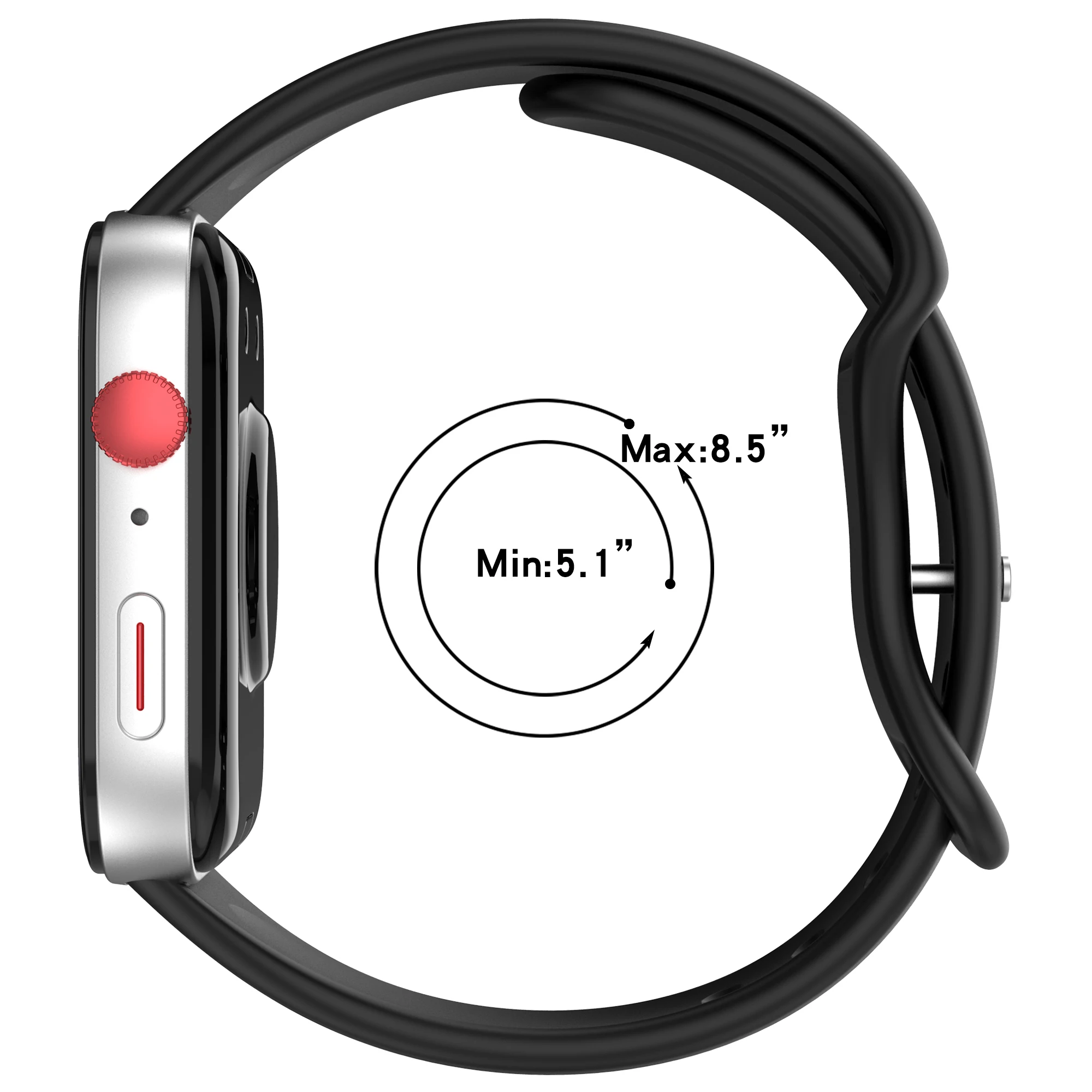 حزام سيليكون نحيف لساعة Huawei Watch Fit 4 Pro ملح...