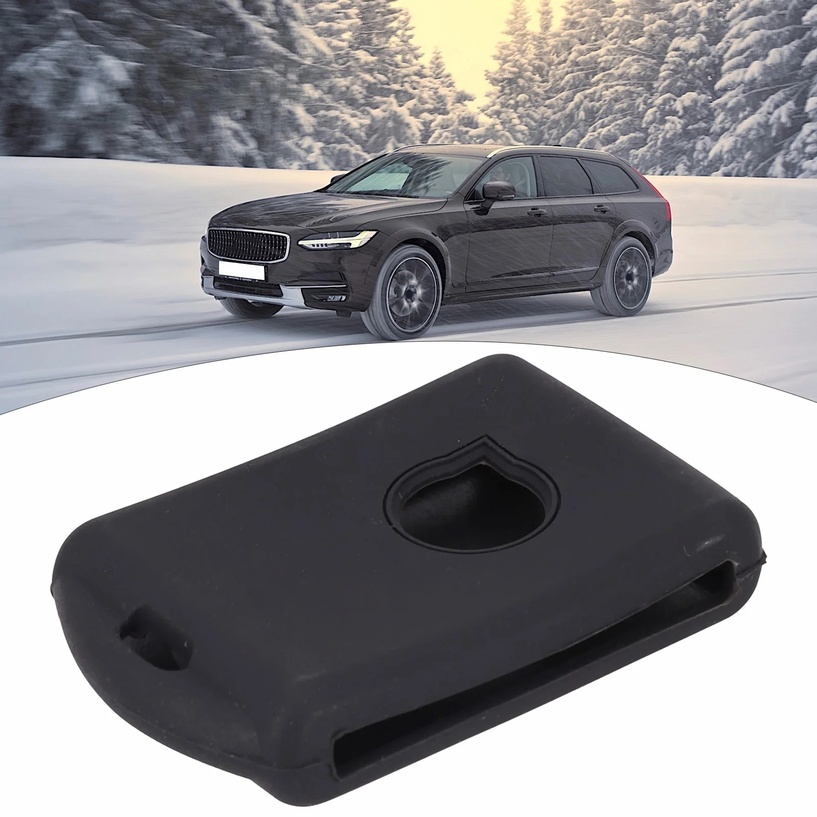 

1X Car Silicone Key Case Shell For Volvo XC60 XC40 XC90 S90 S60 V90 Interior Accessories Silicone Key Cover