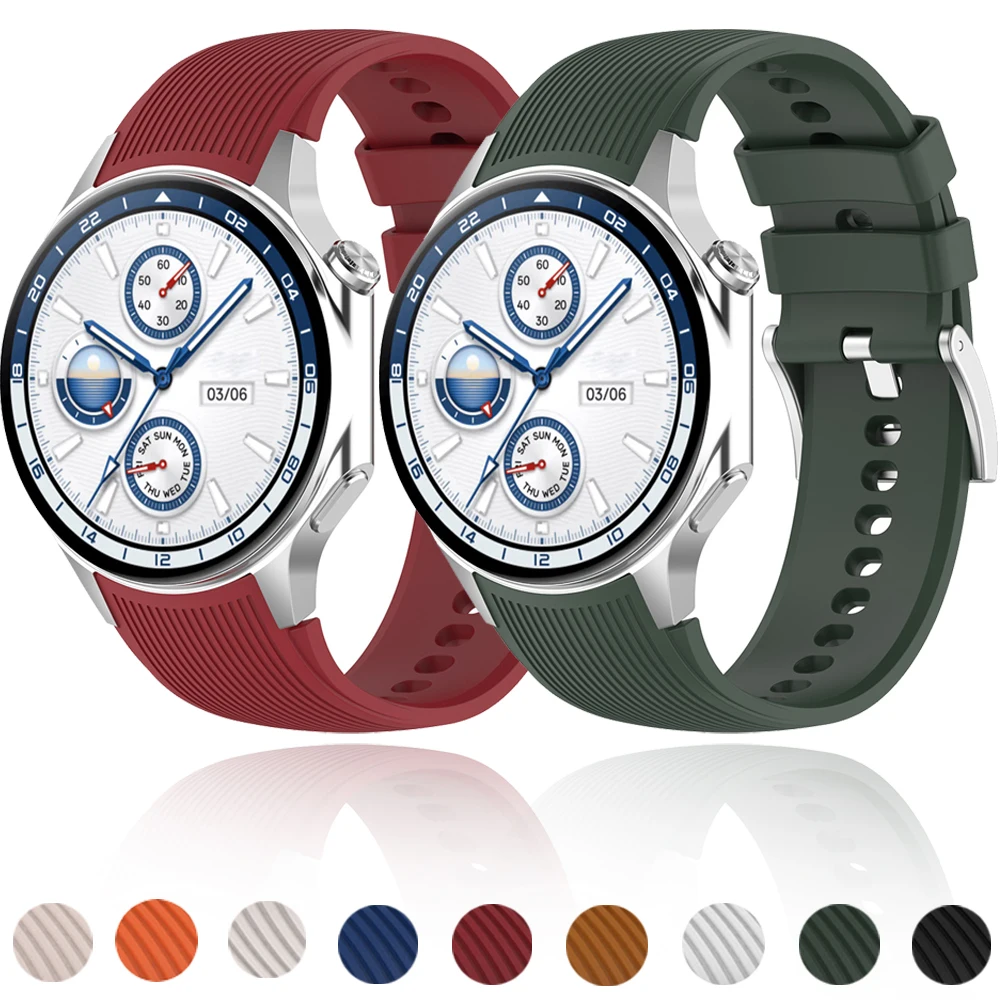 Seamless Silicone Watchband - Replaceable Bracelet Accessories