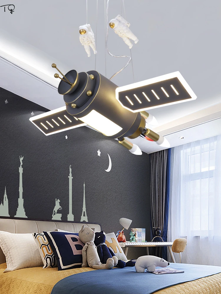 Lámpara colgante de dibujos animados para niños y bebés, luces Control remoto, Simple, Individual, creativa, para dormitorio y de estar|Luces colgantes| - AliExpress