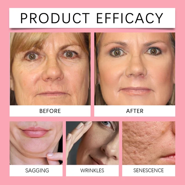 Ouhoe Collagen Peel Off Mask with Application Brush Anti Wrinkle Firming Hydrating Easy Peel All Skin Types Non Irritating Clean 4