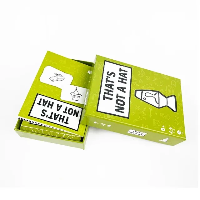 Unique That’s Not a Hat Happy Party Game Set,Top Board Game with Basic Extended Card Game, English Tabletop Game for 3-8 Players 4