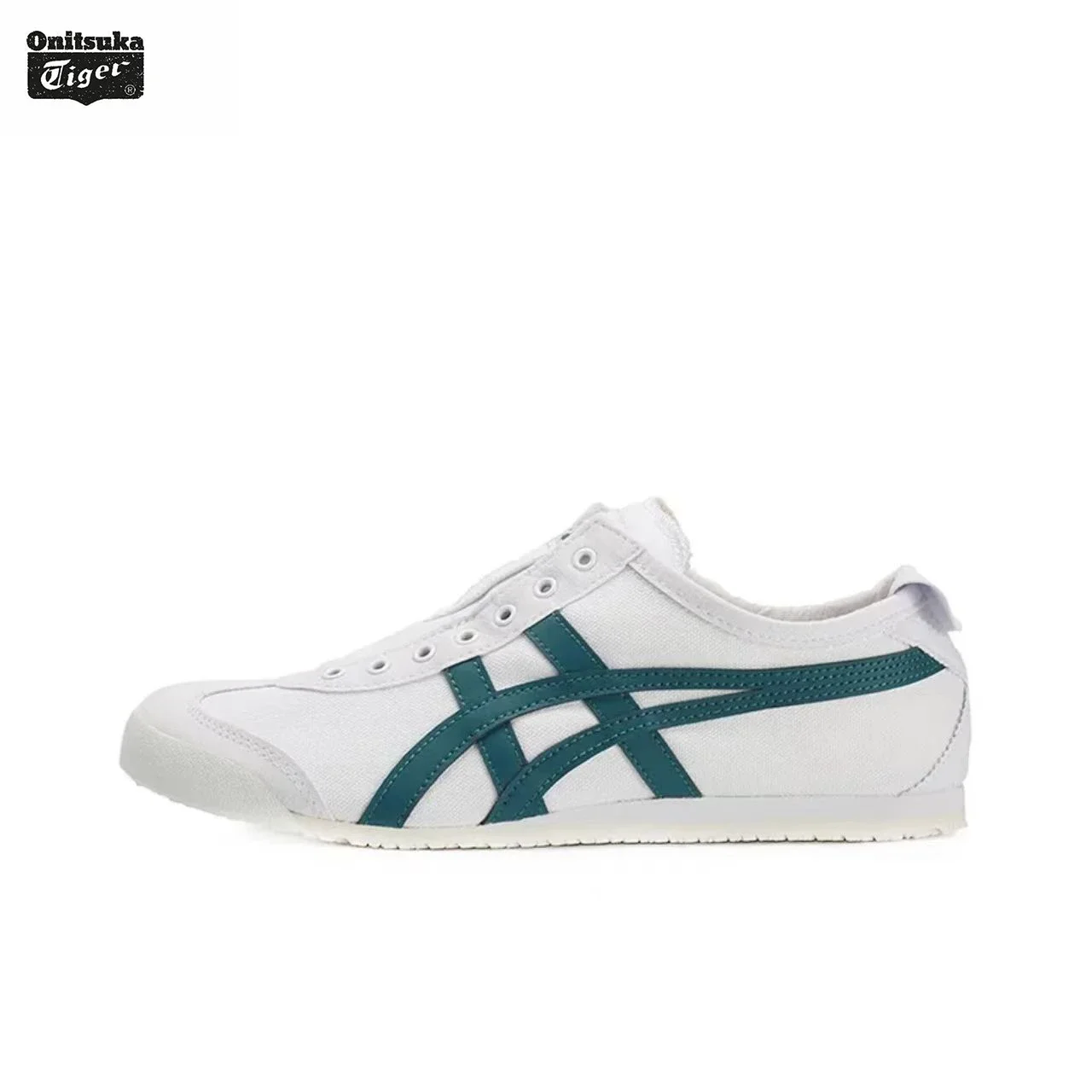 thumbnail image 1 of Zapatillas de running Asics Onitsuka Tiger MEXICO 66 sin cordones con suela flexible para hombre y mujer Zapatillas clásicas de lona, 1 of 5