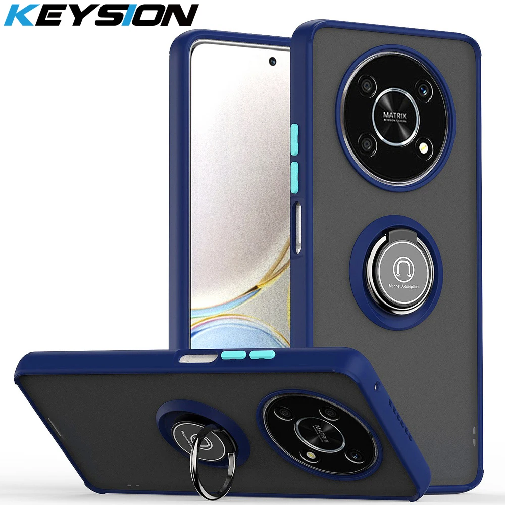 KEYSION Fashion Matte Clear Telefoonhoesje voor Honor X9 5G X30 Transparant schokbestendig telefoonhoesje voor Huawei Honor Magi_voghion.com