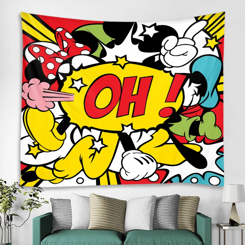 Personality Interesting Picture Wall Hanging Tapestry Art Deco Blanket Curtain Hanging Home Bedroom Living Room Decor tapestry decor