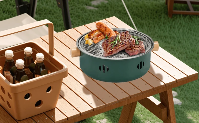 Portable Charcoal Barbecue Grill