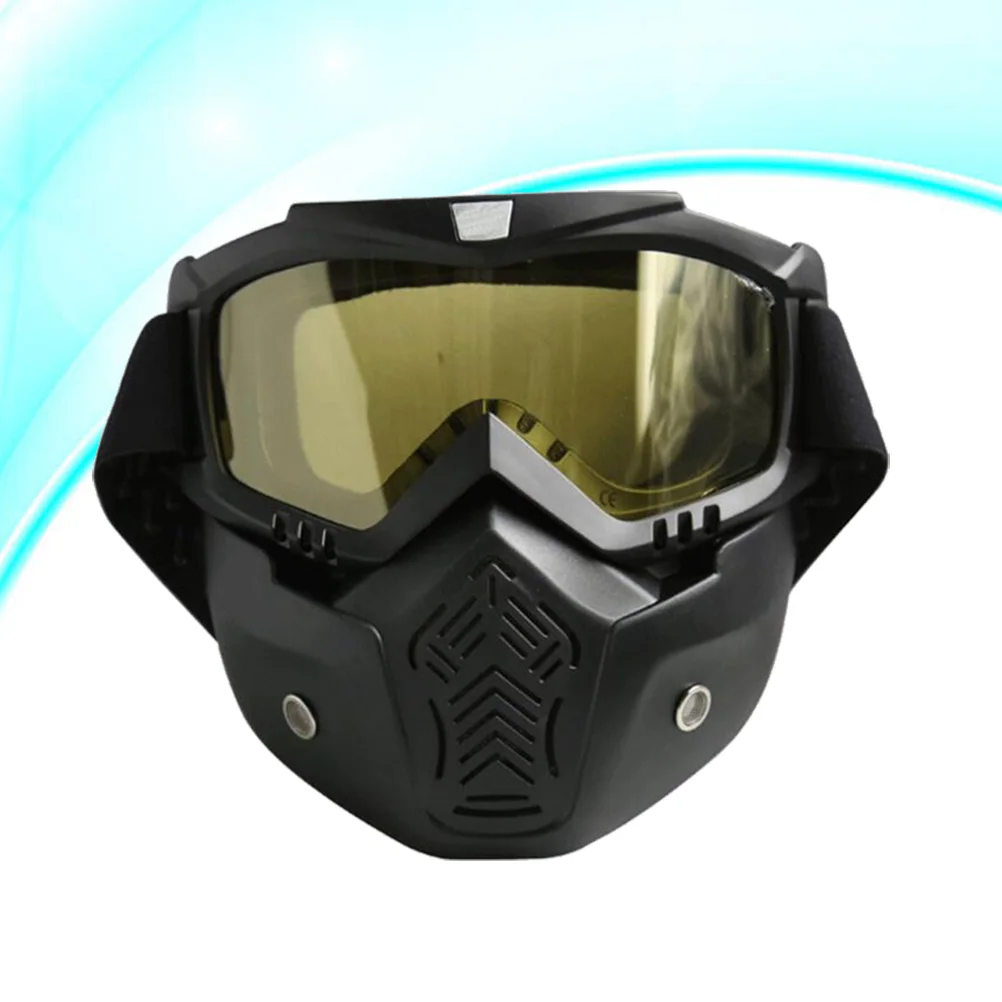 Winter Snow Goggles Ski Snowboard Snowmobile Face Mask Sun Glasses Eyewear (Matte Black Frame and Grey Eyeglass)