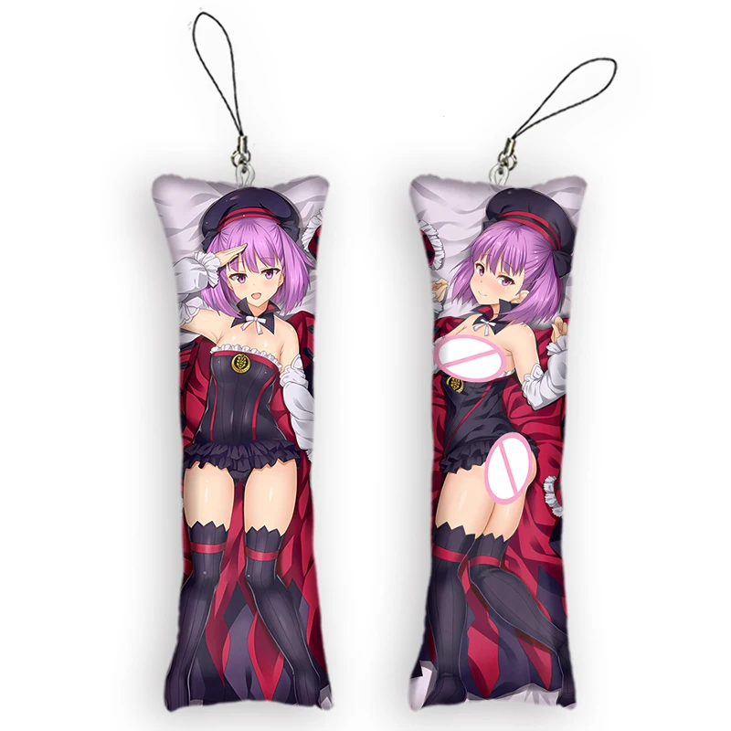 

Fate Key Chain Cute Anime Pendant Key Ring Accessories Mini Dakimakura Small Pillow Bag Otaku Keychain Pendants Gift