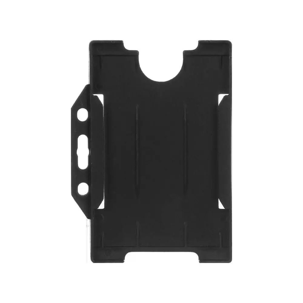 Portable Practical Durable Multi-use Hard Plastic Badge Work ID Card Holder Protector Cover Case ID Card Holder