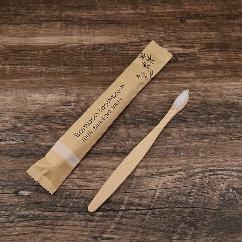 Eco-Friendly Reusable Bamboo Toothbrush Set - Soft Bristles
