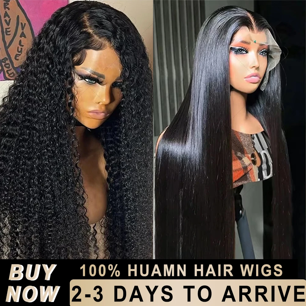 200Density Wet And Wavy Kinky Curly Deep Wave 13x6 Hd Lace Frontal Wigs 30 40 Inch Raw Body Water Wave Lace Front Human Hair Wig