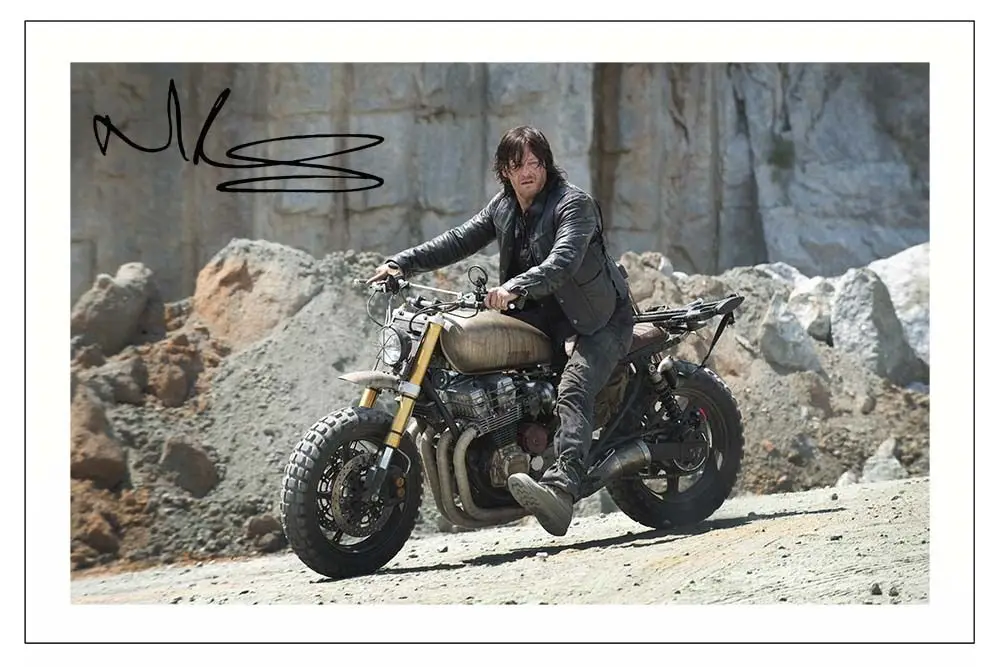 

THE WALKING DEAD SEASON 7 Signed Art Film Print Silk Poster Home Wall Decor