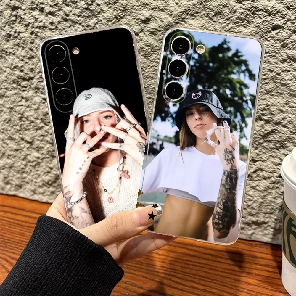 Custodia Per Telefono Singer Y-Young-Miko Per Samsung Galaxy A71,70,52,51,40,31,A50,30S,21S, Note20Cover Ultra Trasparente