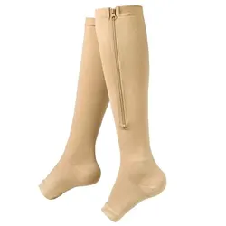Zippered Compression Socks for Improved Circulation and Pain Relief (1 pair)
