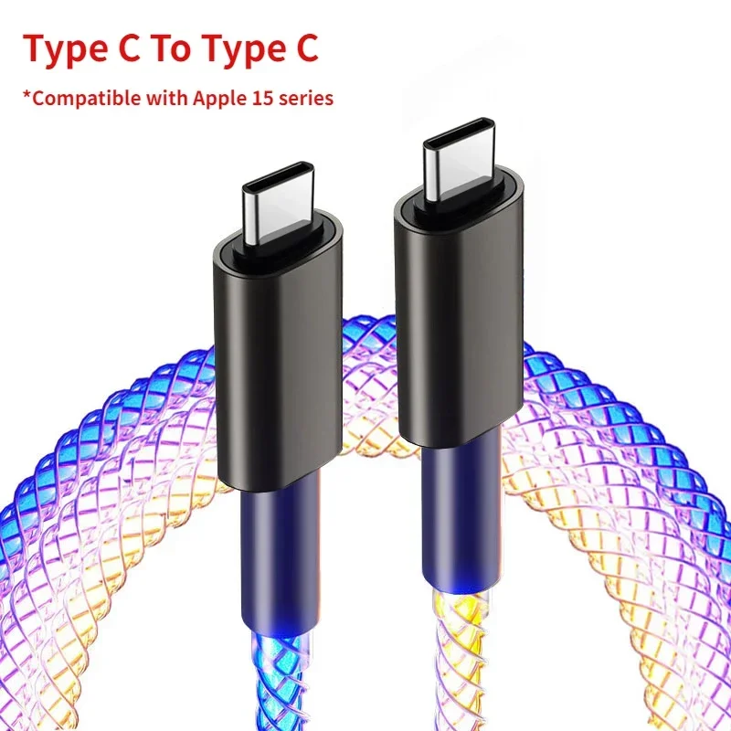 ตัวเลือกสินค้า สายชาร์จ USB-C ชาร์จเร็ว 66W มีไฟ LED แสดงสถานะ