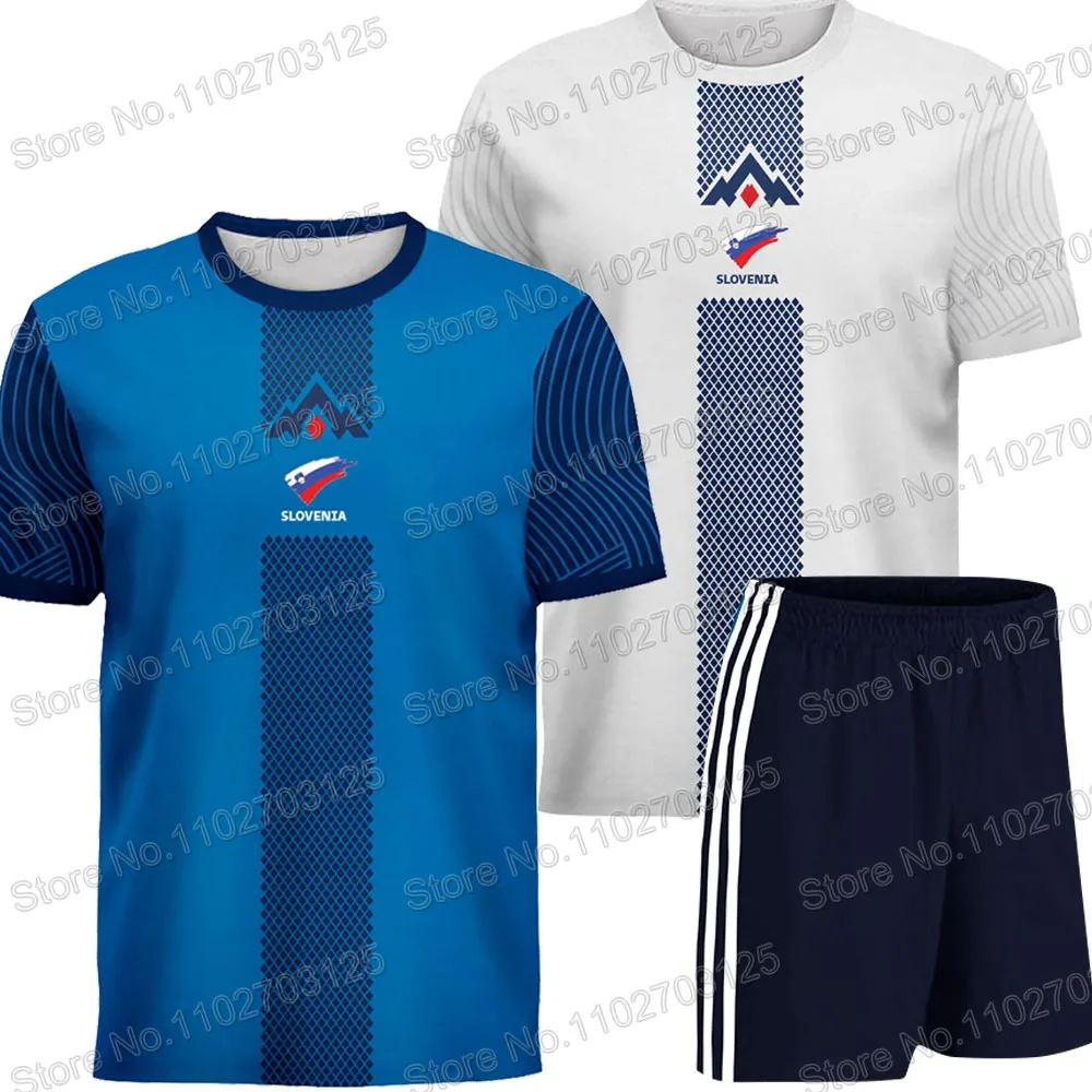 

2023 Maillot Slovenia Jersey team Fans T Shirts 3D Print Mens Shorts Running Streetwear Casual Training Suit Clothe