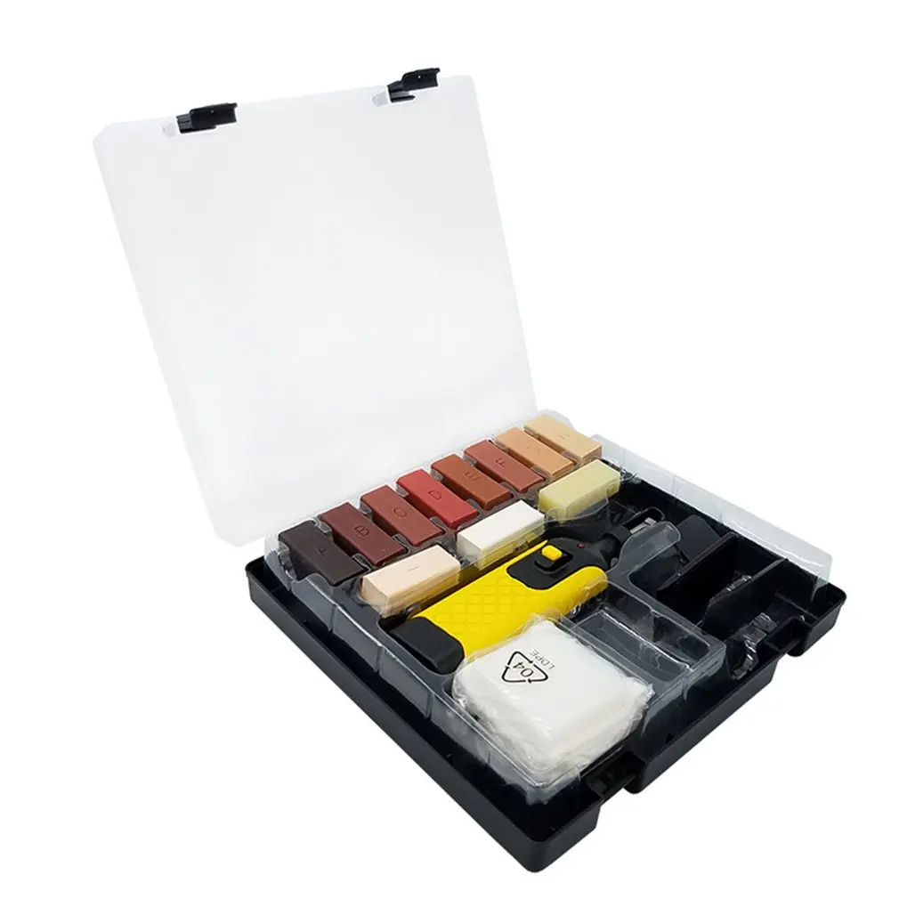 

Laminate Repairing Kit Wax System Floor Worktop Sturdy Casing Chips Scratches Mending Tool Set repair hand tool kit