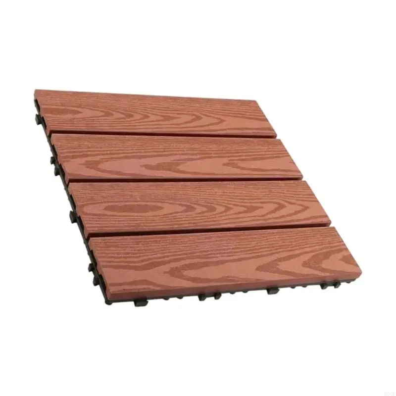 Wasserdichtes Verbundholz -Holzdeckbrett Sonnenbeständiger Spleiß sicherer Bodenbeläge für Kinder Haustier Freien B03E – Detail 4