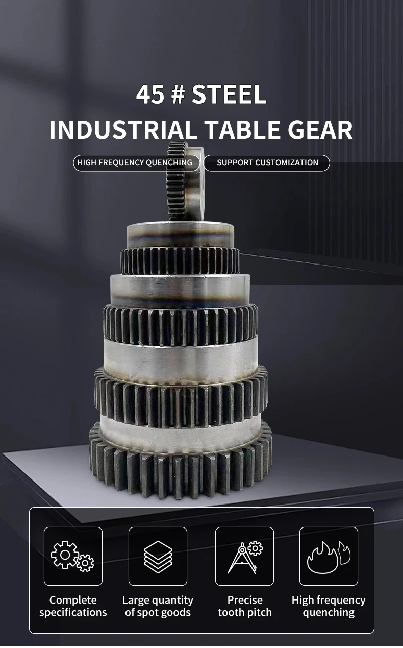 Description Picture 2 of item1pc Spur Gear Pinion 17T 17Teeth Mod 1.5M Bore 8mm Straight Teeth Positive Gear 45# Steel CNC Gear Rack Transmission