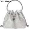 Classical Rhinestone Diomand Bucket Bling Handbag Purse