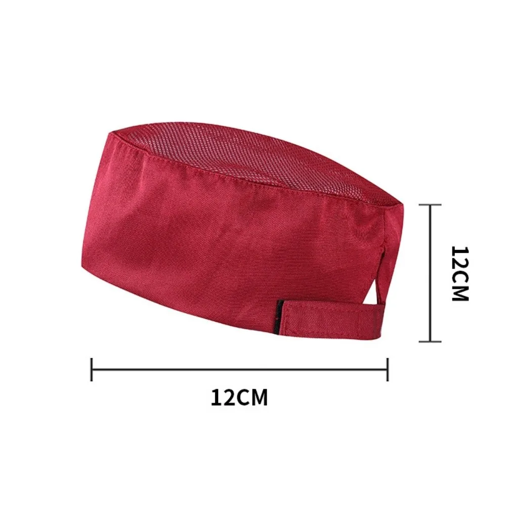 Cooker Hat Mesh Top Chef Hat Pirate Style Unisex Design Baker Hat Service Cap Working Cap Catering Cap Bakery