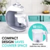 Baby Food Maker - 2-in-1 Steamer & Puree Blender with Timer, One-Press Processor & Auto Shutoff - Cook & Steam Fruits 2