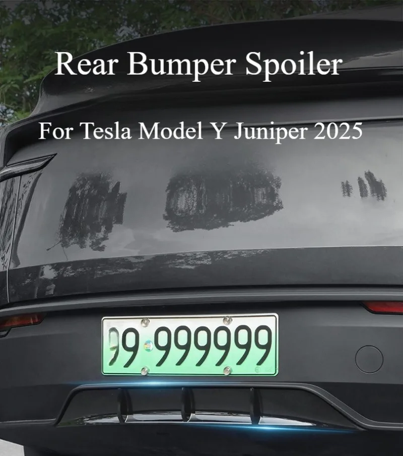 For Tesla Model Y Juniper/Launch 2025 Rear Bumper Spoiler Rear Lip Surround Rear