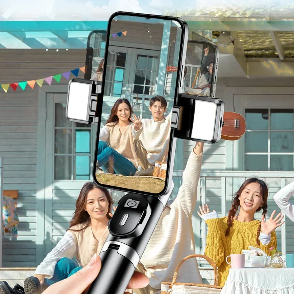 무선 블루투스 원격 휴대용 셀카봉, IOS 안드로이드 휴대폰용 휴대폰 삼각대, 셀카 스탠드