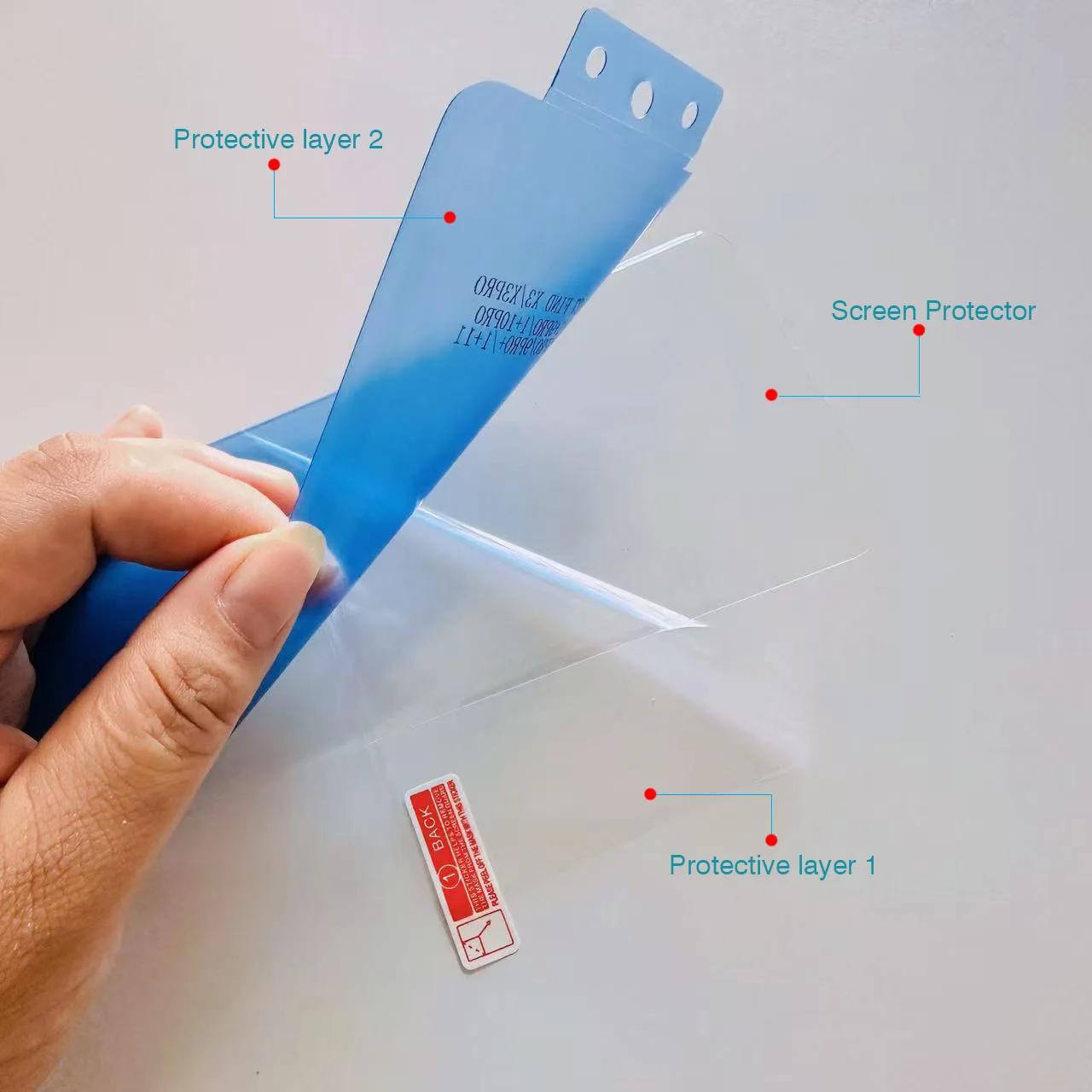 Ceramic Hydrogel Film Screen Protector Installation Kit - 3 Pack