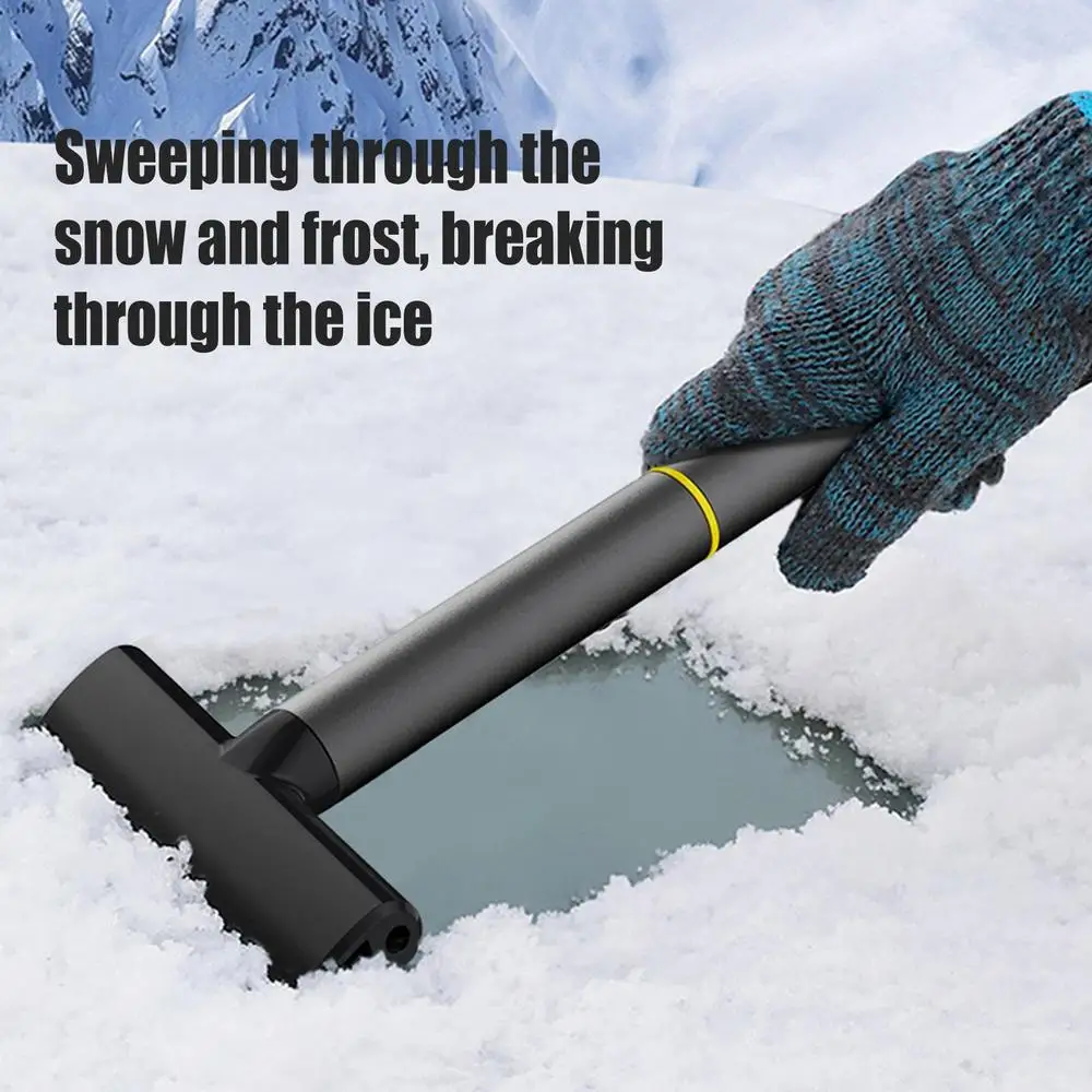 Windshield Shovel Car Ice Scraper Windshield Snow Removal Shovel Ice Breaker Snow Remover Cleaning Glass Brush TPU Winter Brush Shovel Tool