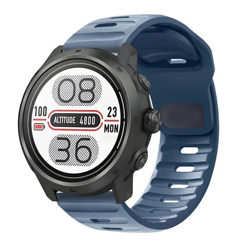 Sport Silicone Wristband Bracelet, 20mm/22mm Strap