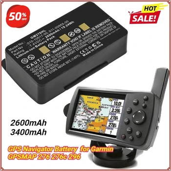 Batteria per navigatore GPS 2600mAh/3400mAh 010-10517-00 per Garmin GPSMAP 276 276C 296 376C 378 478 495 EGM478 100054300 011-00955-00