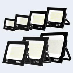 Enhanced Outdoor Waterproof LED Floodlight - IP66 Pathway and Garden Lamp (100W-White Light)