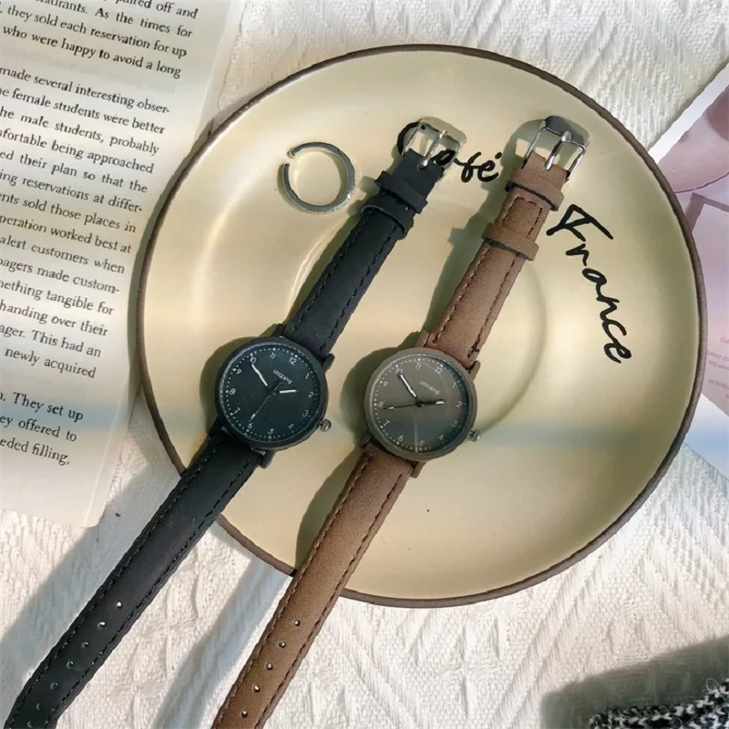 

Women's Quartz Watch Wristwatch PU Leather Strap Round Dial Watches Casual Office Lady Business Wrist Watch Wholesale