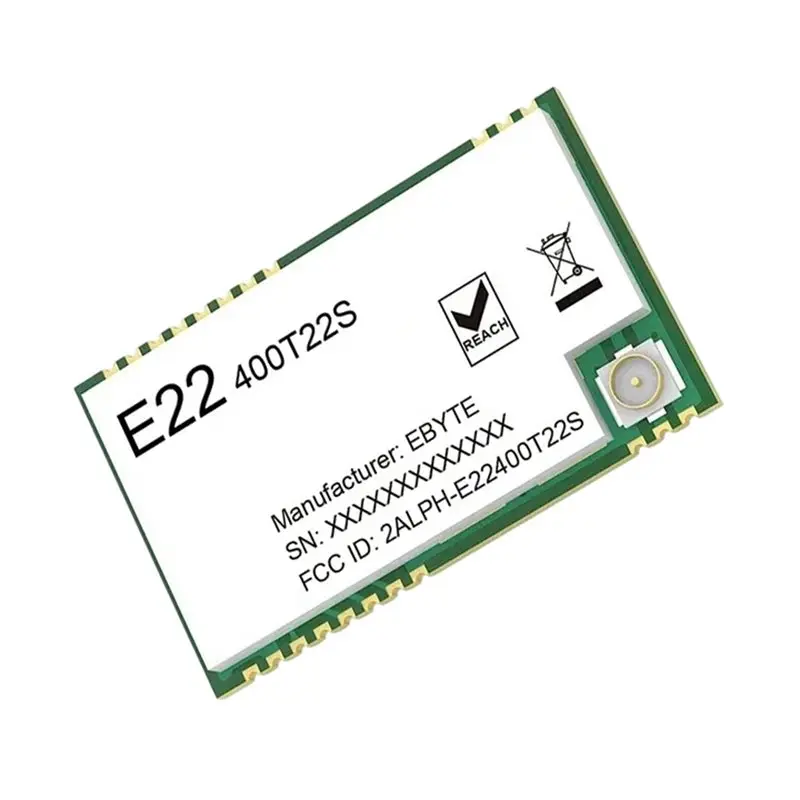 AP-CDSENET 22Dbm 433Mhz SMD 모듈 E22-400T22S UART Lora Net Working RSSI 무선 송수신기 저전력