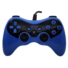 

For Multi-function Android computer PS3 smart TV top box cable USB game handle with vibration factory supply