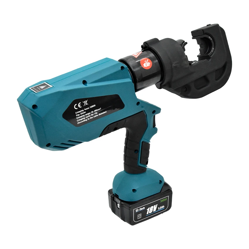 EZ-300/ EZ-400 DC 18V/4Ah Professional Rechargeable Hydraulic Pliers Crimping Pliers Charging Crimping Tool Hydraulic Pliers 3