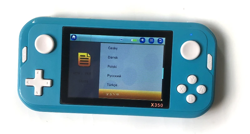 X350 Handheld Video Game Console Built-in 8600 portable Games Console 3.5 inch Screen Display 1200mAh battery Retro Game Player