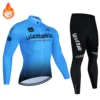 Tour De Italy D'ITALIA Cycling Clothes Men's Blouse Uniform Costume Bike Fleece Jersey Sports Set Pants Man Bicycle Clothing Bib 3