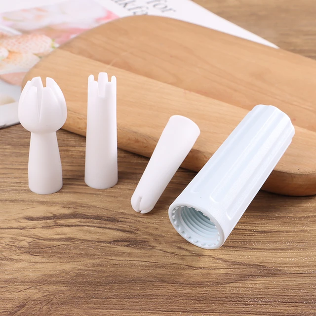 1Pc Whip Krém Adagoló Alkatrészt Felvert Tippek Szájjal -Borító Tartó Étkező Rúd Tömítés Gyűrűs Speciális Fej