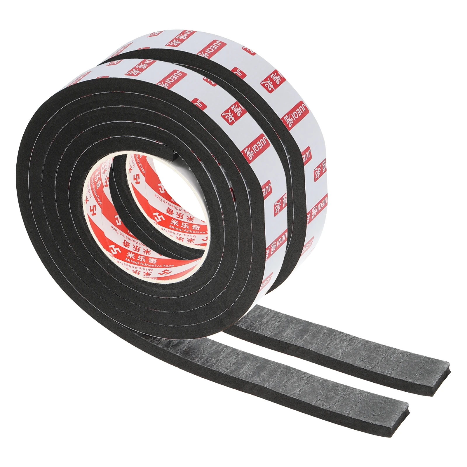2pcs EVA Double Sided Foam Tape Strong Self-adhesive Tape Weatherproof insulation Seal Tape for Door Window Sealing Strip
