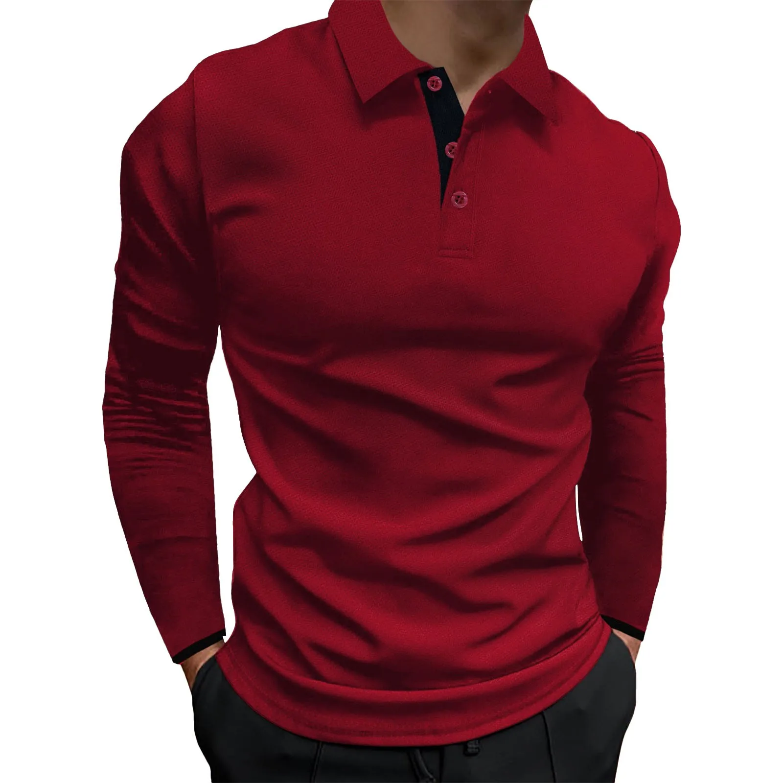 Men'S Summer Printed Collar Men's T Shirt Man Shirts Men's Short Sleeve Shirt Long Sleeve T Men Large Tall Mens Shirts
